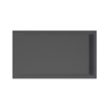 Xenz easy tray douchevloer 140x80x5cm rechthoek acryl ebony SW379221