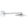 GROHE Rainshower Duo 360 Hoofddouche - 36x22cm - 2 straalsoorten - wandarm 45cm - moon white/chroom SW97597