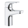 GROHE Bau Flow waterbesparende wastafelkraan S-size met gladde body chroom SW296673