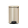Brabantia NewIcon Pedaalemmer - 12 liter - kunststof binnenemmer - metallic gold SW767504
