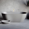Riho Bilbao vrijstaand bad - 170x80cm - solid surface - mat antraciet SW956559