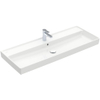 Villeroy & Boch Collaro meubelwastafel 120x47cm met overloop 1 kraangat ceramic+ wit SW358341