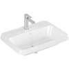 Villeroy & Boch Architectura inbouwwastafel 60x45x17cm Rechthoek 1 kraangat zonder overloopgat Wit Alpin glans Ceramic SW762313