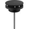 Hansgrohe Universeel afvoerplug voor wastafel/bidet mat zwart SW541652