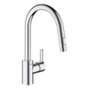 GROHE Feel Keukenkraan - hoog - uittrekbare uitloop - 2 straalsoorten - chroom SW706626