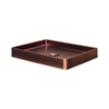 Qisani Vanity opbouwwastafel 47x32x8cm zonder kraangat met afvoerplug Copper SW491946