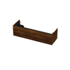 INK P2O Wastafelonderkast - 140x45x37.6cm - 1 lade - push 2 open - recht opdekfront - MFC Koper eiken SW439455