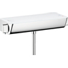 Hansgrohe Ecostat Select douchekraan thermostatisch met planchet van veiligheidsglas wit chroom 0459531