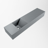 Mondiaz TYNE Fontein - 90x23x12cm - wasbak Links - zonder kraangaten - solid surface - Plata SW1026152
