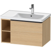 Duravit D-Neo wastafelonderkast 78.4x44x45.2cm 1 lade met softclose Natuur eiken Mat SW641120