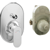 Hansgrohe Rebris s eengreeps inbouw badmengkraan set chroom SW803141