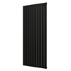 Plieger Cavallino Retto designradiator verticaal enkel middenaansluiting 1800x754mm 1506W mat zwart SW224472