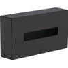 Hansgrohe Addstoris tissuebox voor makeup doekjes mat zwart SW651499