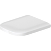 Duravit Happy D.2 WC-zitting 43x35.9x4.3cm met softclose met quickrelease Kunststof wit Glanzend SW68372