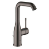 GROHE Essence New Wastafelkraan Opbouw - uitloop 12.7cm - L-size - hoge draaibare uitloop - waste - EcoJoy - hard graphite SW97496