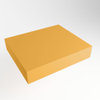 Mondiaz TOP 51 Topblad - 40x51x12cm - geschikt voor afdekplaat - Solid surface - Ocher SW1024443