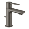 GROHE Lineare waterbesparende wastafelkraan xs-size met waste brushed hard graphite SW444481