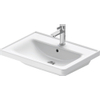 Duravit D-Neo wastafel 65x48x16.5cm 1 kraangat rechthoek Keramiek Wit SW640403