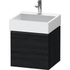 Duravit D-Neo wastafelonderkast 48.4x44x44.2cm 1 lade Eiken (zwart) Mat SW640801