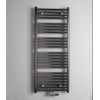 Instamat Calda elektrische handdoekradiator 60x155.5cm 800watt inclusief wandconsoles Wit glans SW699752