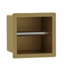 Fortifura Calvi Toiletrolhouder - inbouw - 17.3x17.3x15.3cm - Geborsteld Messing PVD (Goud) SW1126060