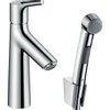 Hansgrohe Talis S bidetset mets wastafelkraan met handdouche en doucheslang chroom SW29021