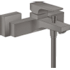 Hansgrohe Metropol badkraan met omstel met koppelingen brushed black chroom SW358667