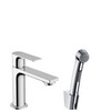 Hansgrohe Rebris E bidetset m. 1-gats wastafelkraan 110 z. waste m. handdouche m. doucheslang 160cm chroom SW796589