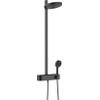 Hansgrohe Pulsify showerpipe 26cm 2jet eco planchet 40cm mat zwart SW651085