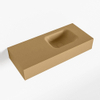 Mondiaz LEX Fontein - 70x30x12cm - wasbak Rechts - zonder kraangaten - solid surface - Oro SW1026069