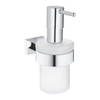 GROHE Essentials Cube Zeepdispenser - 160ml - met houder - wandmontage - chroom 0438176