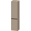 Duravit Ketho.2 Hoge kast 40x36x176cm 2 Linksdraaiende deuren Spaanplaat Linnen Mat SW772609