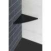 Wiesbaden InWall hoekplanchet 29x29 mat zwart SW373457