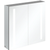 Villeroy & Boch My view spiegelkast 80x75 cm. 2 deuren en led verlichting 1024980