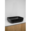 Riho Marmic Rectangle Waskom 50x39x13cm Keramiek Rechthoek marmer mat zwart SW760808