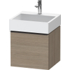 Duravit D-Neo wastafelonderkast 48.4x44x44.2cm 1 lade Eiken (terra) Mat SW641160