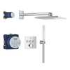 GROHE QuickFix Precision SmartControl inbouw douchesysteem met Vitalio SmartActive 310 Cube hoofddouche chroom SW1120189