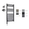 Sanicare electrische design radiator 111,8 x 45 cm. chroom met WiFi thermostaat chroom SW1000637
