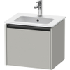 Duravit Ketho.2 wastafelonderkast 51x42x44cm geschikt voor 1 waskom Spaanplaat Betongrijs Mat SW772698
