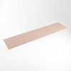 Mondiaz TOP 51 Topblad - 220x51x0.9cm - geschikt voor afdekplaat - Solid surface - Rosee SW1017203