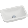 Villeroy en Boch Loop en Friends onderbouwwastafel 45x28cm met overloop zonder kraangat ceramic+ wit 0100067