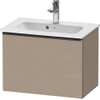 Duravit D-Neo wastafelonderkast 61x44x37.2cm 1 lade Linnen Mat SW640705