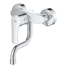 GROHE Eurosmart Keukenkraan - draaibare uitloop - inbouw - chroom SW536494