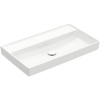 Villeroy & Boch Collaro meubelwastafel 80x47cm zonder overloop zonder kraangat wit SW358388