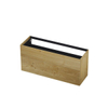 INK P2O Wastafelonderkast - 140x45x65cm - 2 lades - push 2 open - rechte opdekfronten MDF Fineer Natur SW493901