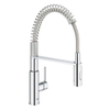 GROHE Get Keukenkraan - hoog - 2 straalsoorten - met profesionele handdouche - chroom SW206999