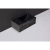 Forzalaqua Venetia Xs fonteinbak 29x16x10cm wasbak Rechts 1 kraangat links Natuursteen Graniet gezoet & gekapt SW230759