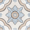 SAMPLE Cifre Cerámica Vloer- en wandtegel Adobe Decor Basma Ivory Vintage Mat Multi SW736433