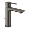 GROHE Lineare waterbesparende wastafelkraan s-size met waste brushed hard graphite SW444490