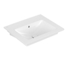 Villeroy & Boch Venticello wastafel zonder kraangat 60x50cm met overloop ceramic+ wit 1025155
